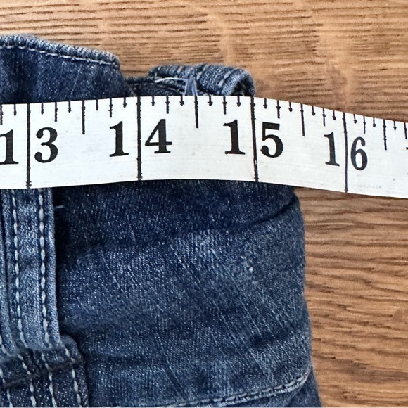 Kut from the Kloth Blue High-Low Denim Skirt - Picture 8 of 11